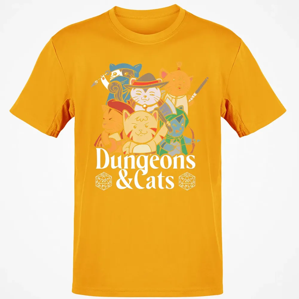 Cat Retro Style T RPG Dungeon Meowster Funny Nerdy Gift Classic Unisex T-Shirt - 5
