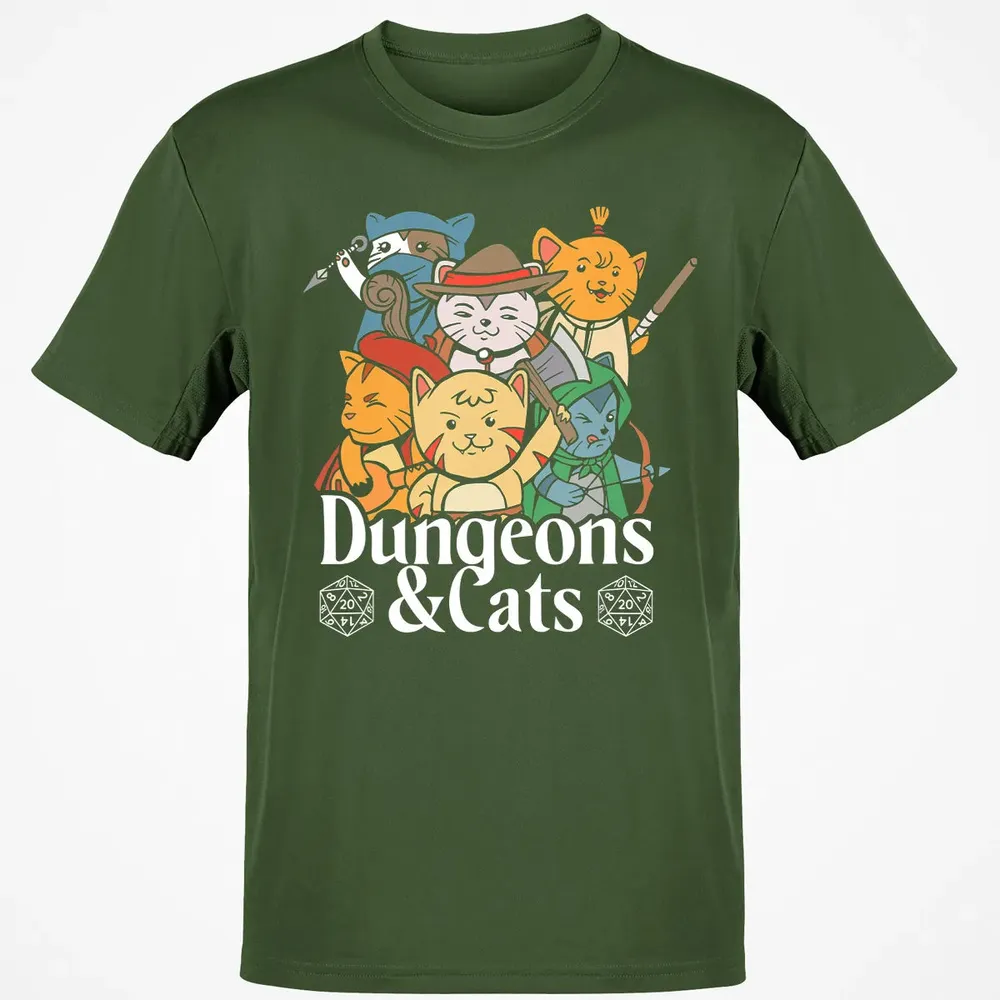 Cat Retro Style T RPG Dungeon Meowster Funny Nerdy Gift Classic Unisex T-Shirt - 7