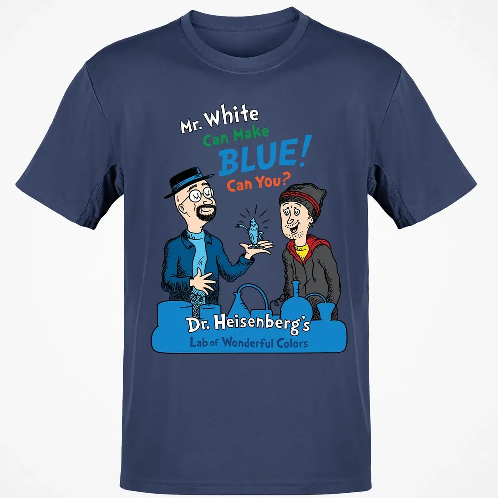 Mr.White Can Make Blue Classic Unisex T-Shirt - 8