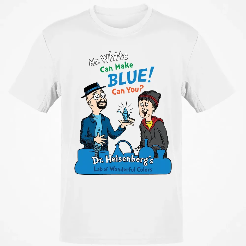 Mr.White Can Make Blue Classic Unisex T-Shirt - 13