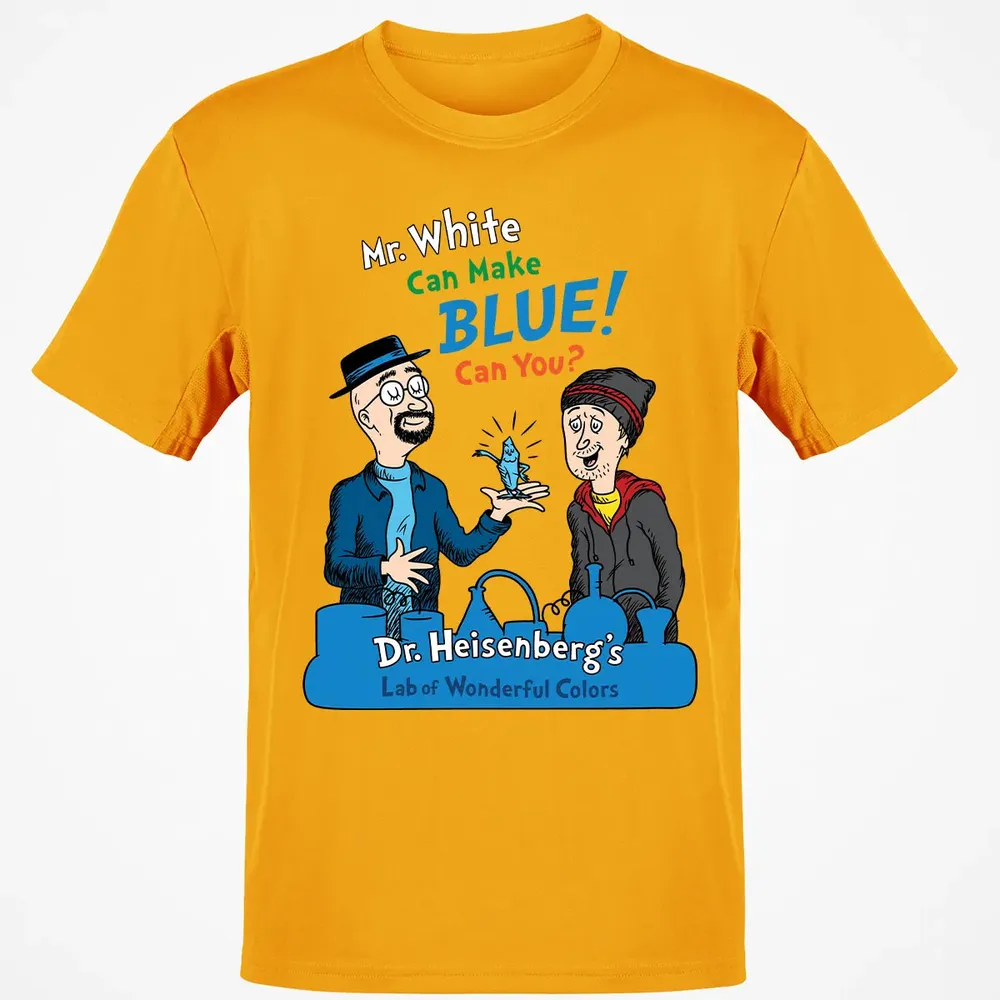 Mr.White Can Make Blue Classic Unisex T-Shirt - 5