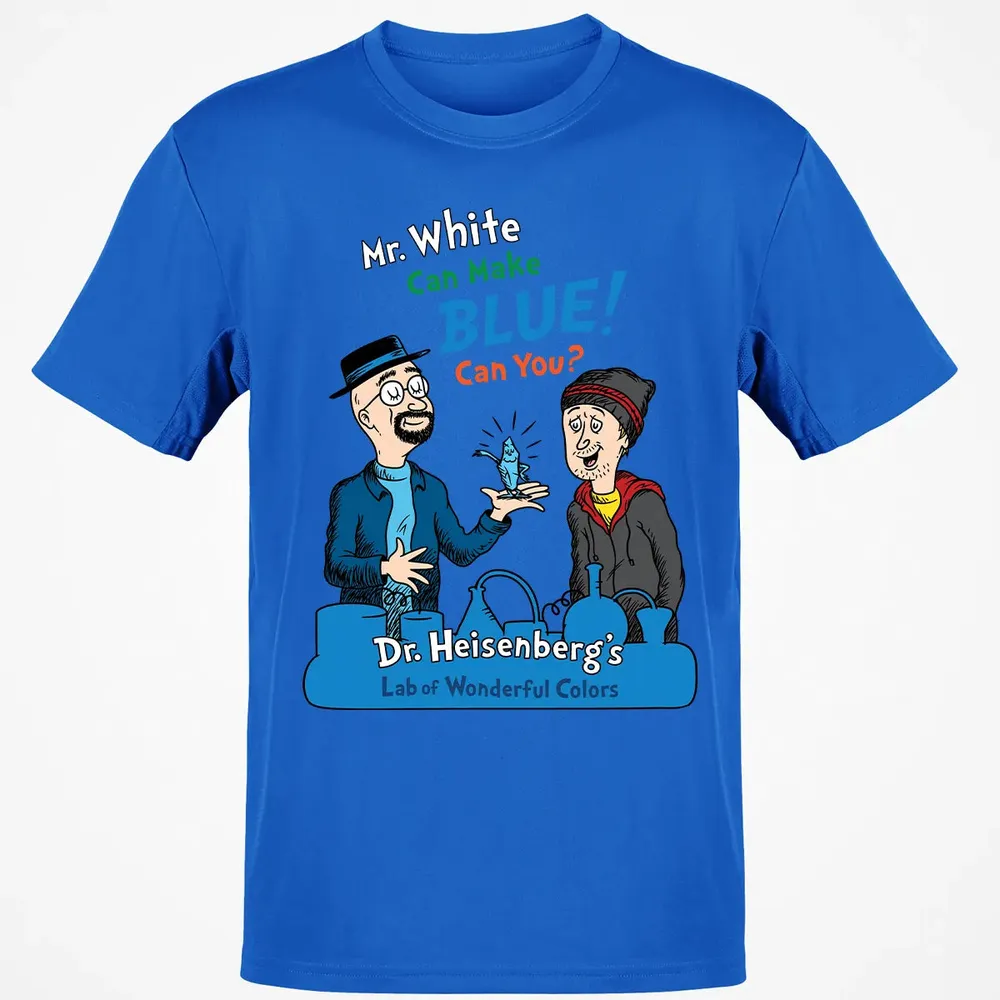 Mr.White Can Make Blue Classic Unisex T-Shirt - 12