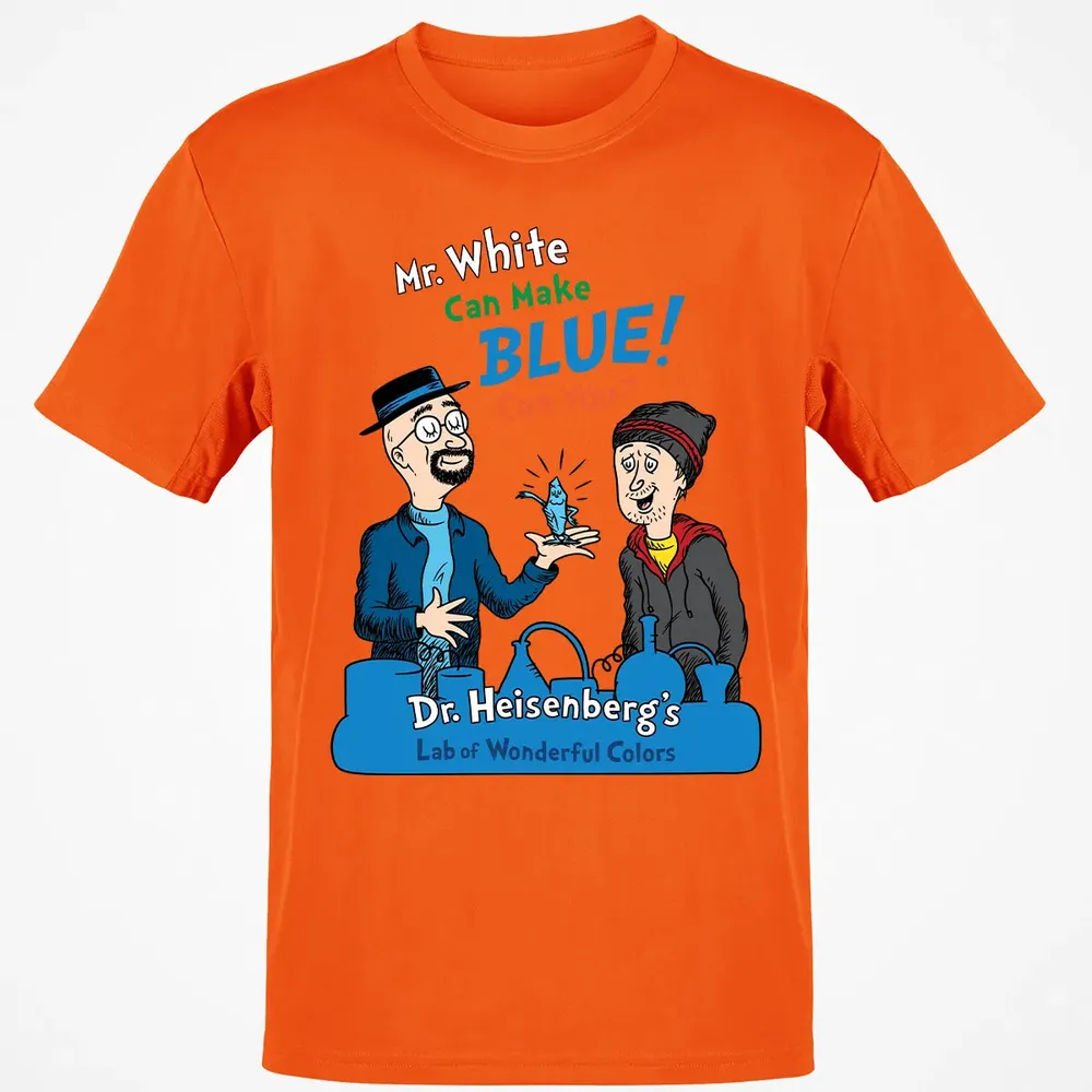 Mr.White Can Make Blue Classic Unisex T-Shirt - 9