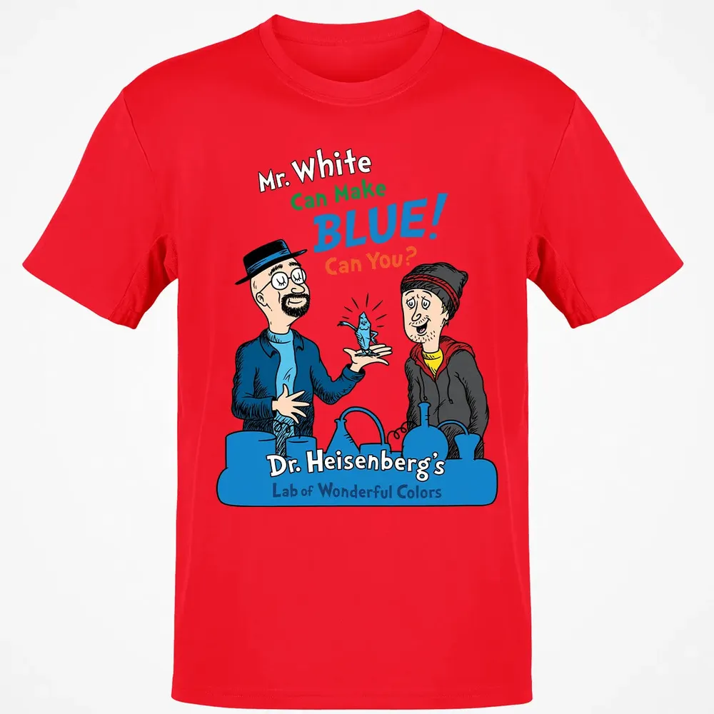 Mr.White Can Make Blue Classic Unisex T-Shirt - 11