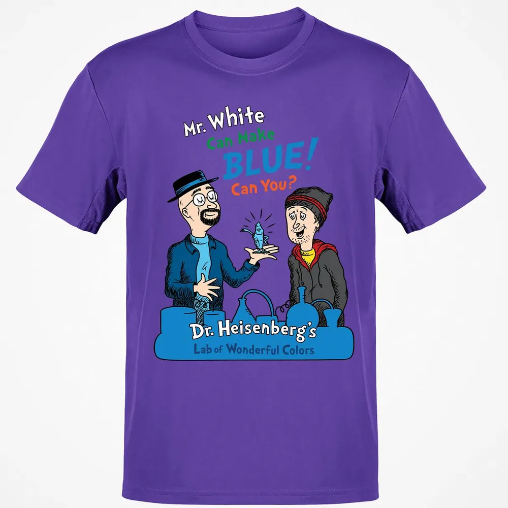 Mr.White Can Make Blue Classic Unisex T-Shirt - 10