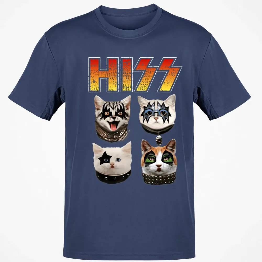 Hiss Funny Cat Lover Classic Unisex T-Shirt - 8