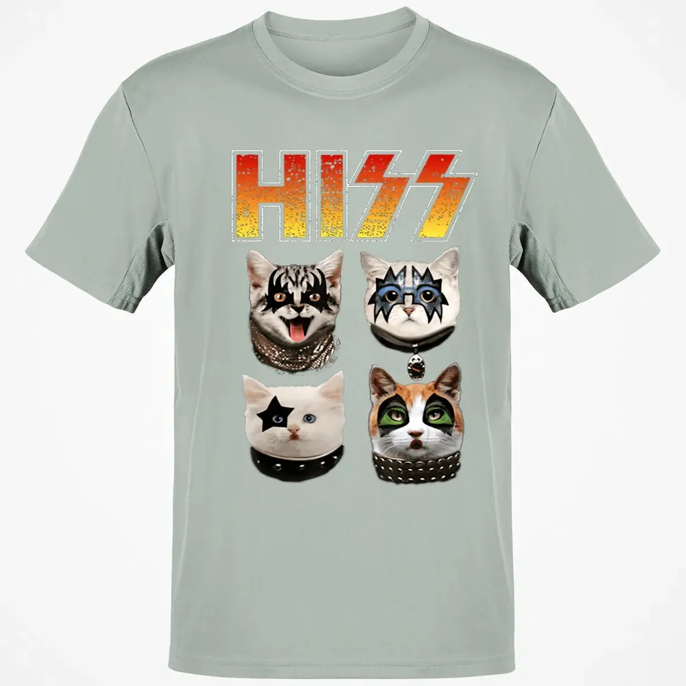 Hiss Funny Cat Lover Classic Unisex T-Shirt - 3