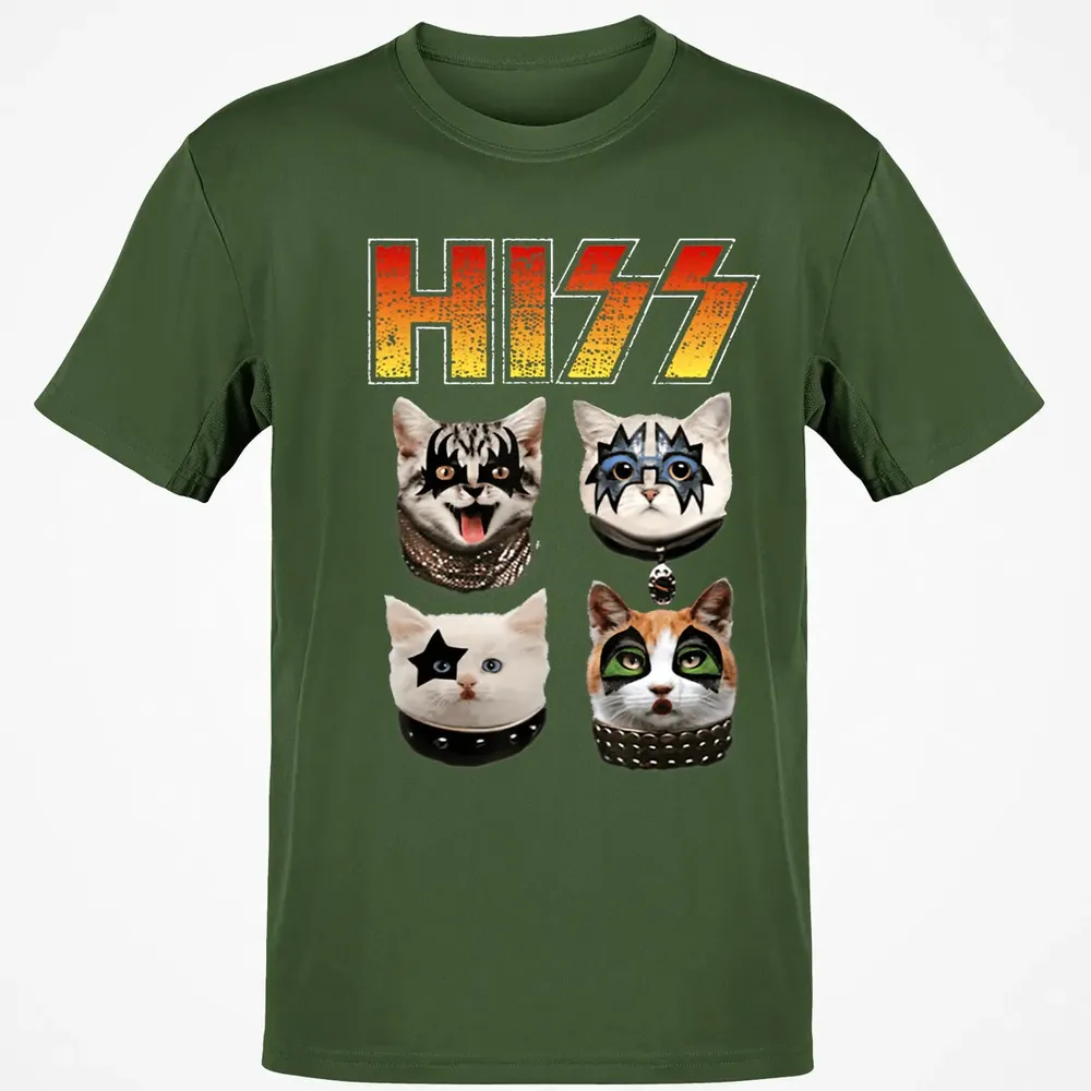 Hiss Funny Cat Lover Classic Unisex T-Shirt - 7