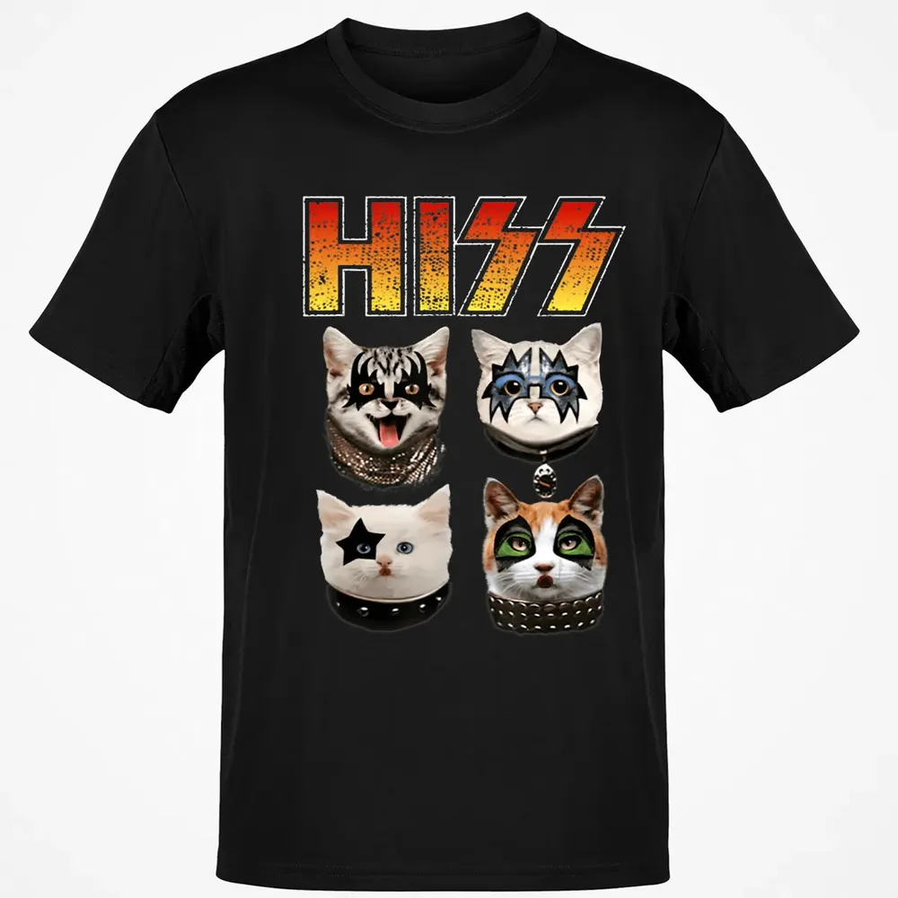 Hiss Funny Cat Lover Classic Unisex T-Shirt - 2