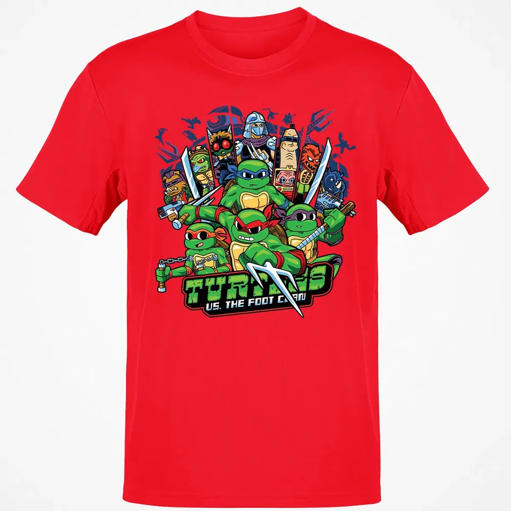 Turtles vs Foot Clan Classic Unisex T-Shirt - 11