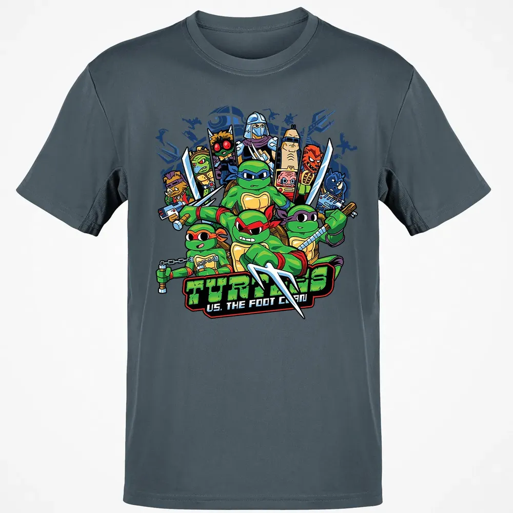 Turtles vs Foot Clan Classic Unisex T-Shirt - 4