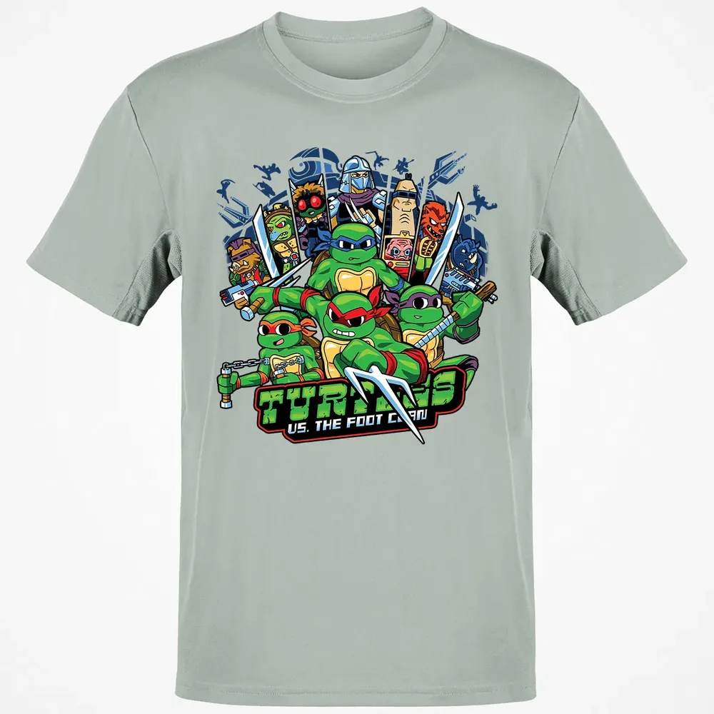 Turtles vs Foot Clan Classic Unisex T-Shirt - 3