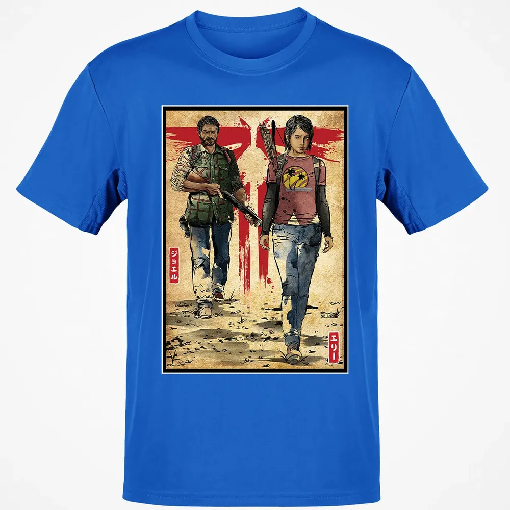 Joel and Ellie woodblock Classic Unisex T-Shirt - 12