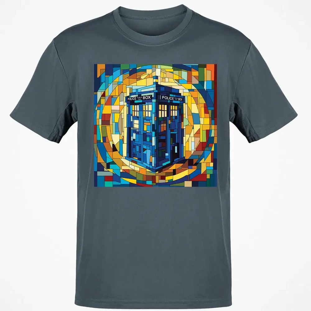 Callbox In Blue Classic Unisex T-Shirt - 4