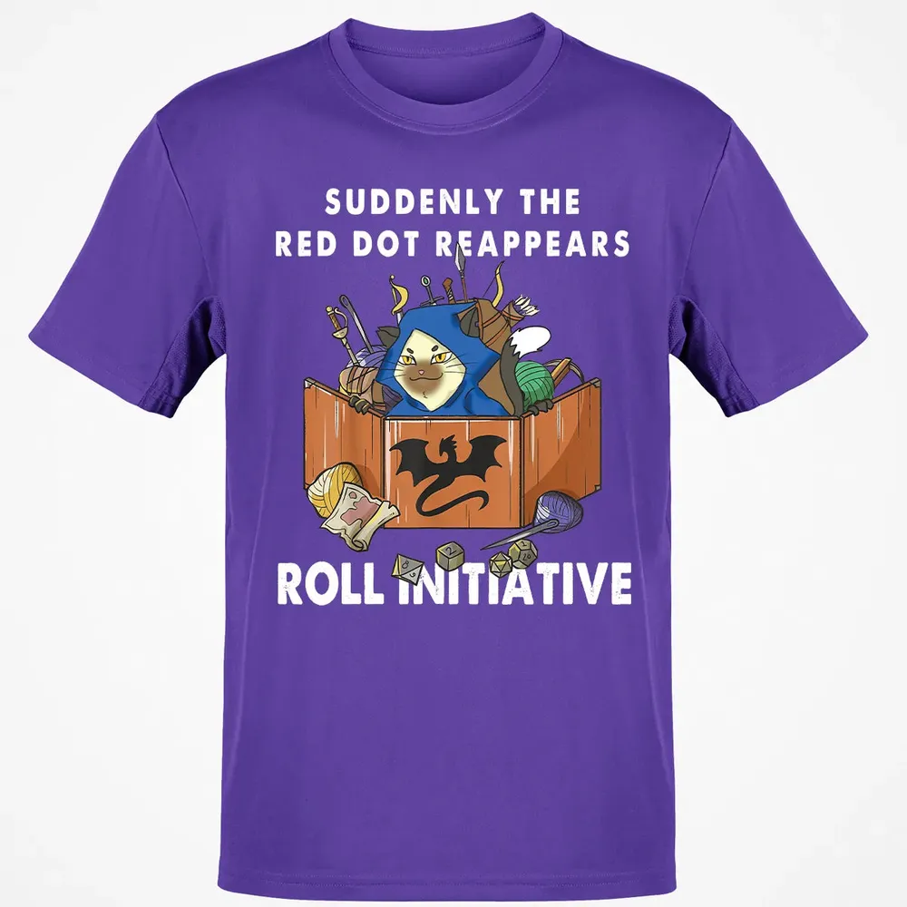 Suddenly The Red Dot Reappears Roll Initiative Classic Unisex T-Shirt - 10