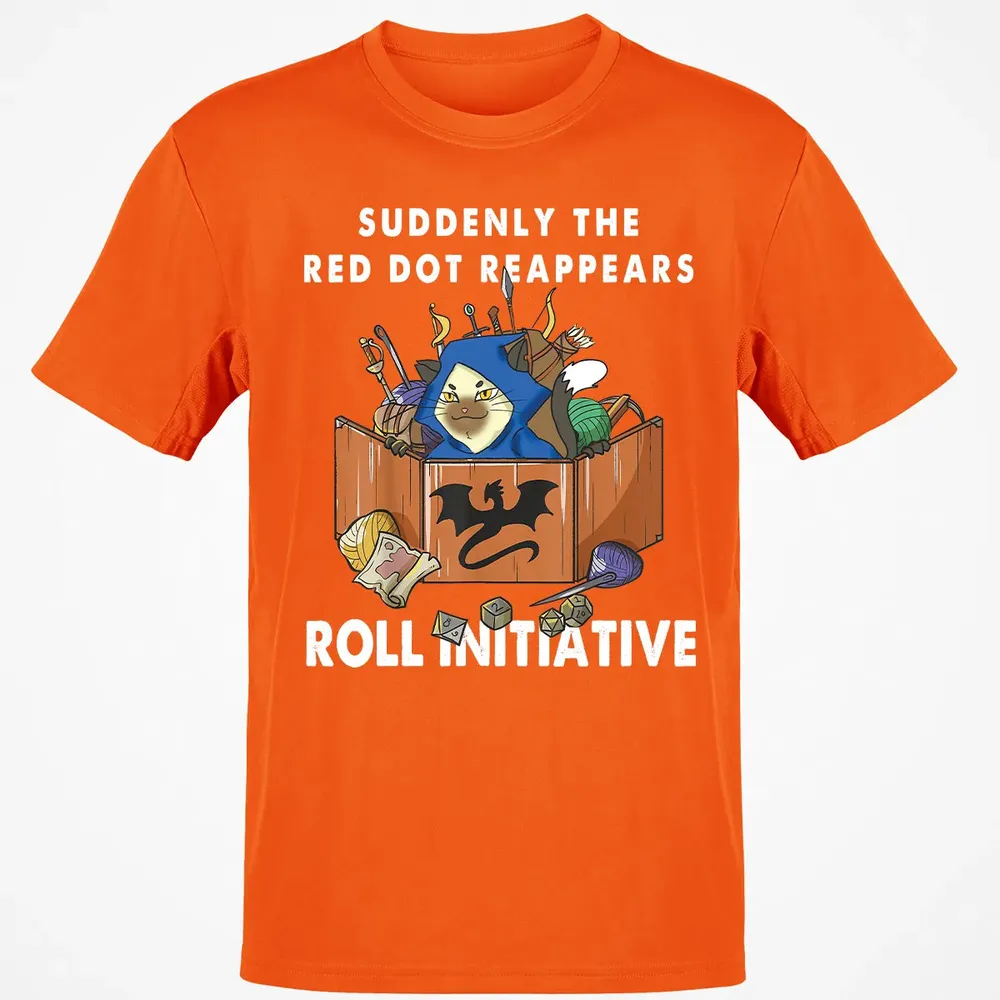 Suddenly The Red Dot Reappears Roll Initiative Classic Unisex T-Shirt - 9