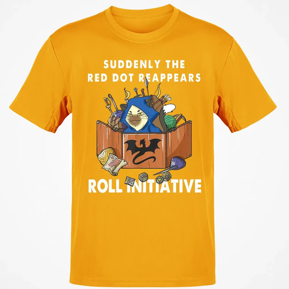 Suddenly The Red Dot Reappears Roll Initiative Classic Unisex T-Shirt - 5