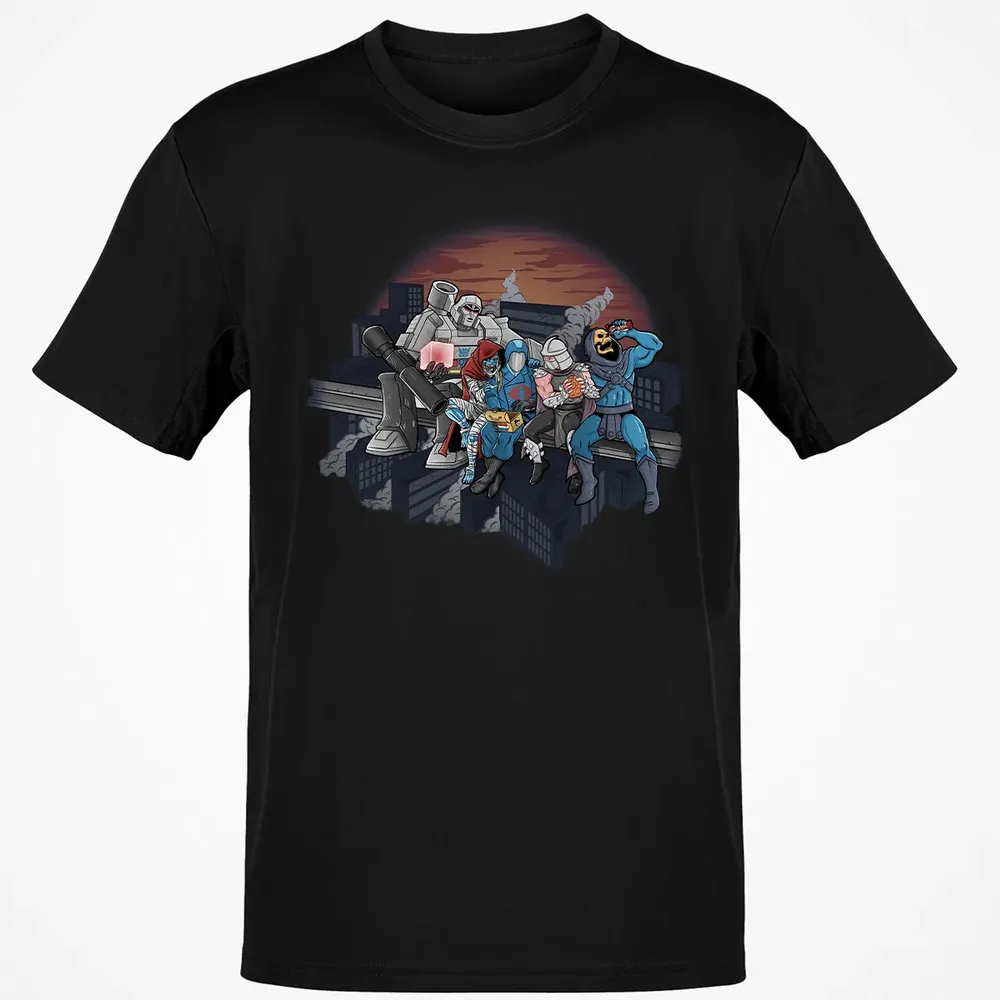 Villains Atop A Skyscraper Classic Unisex T-Shirt - 2
