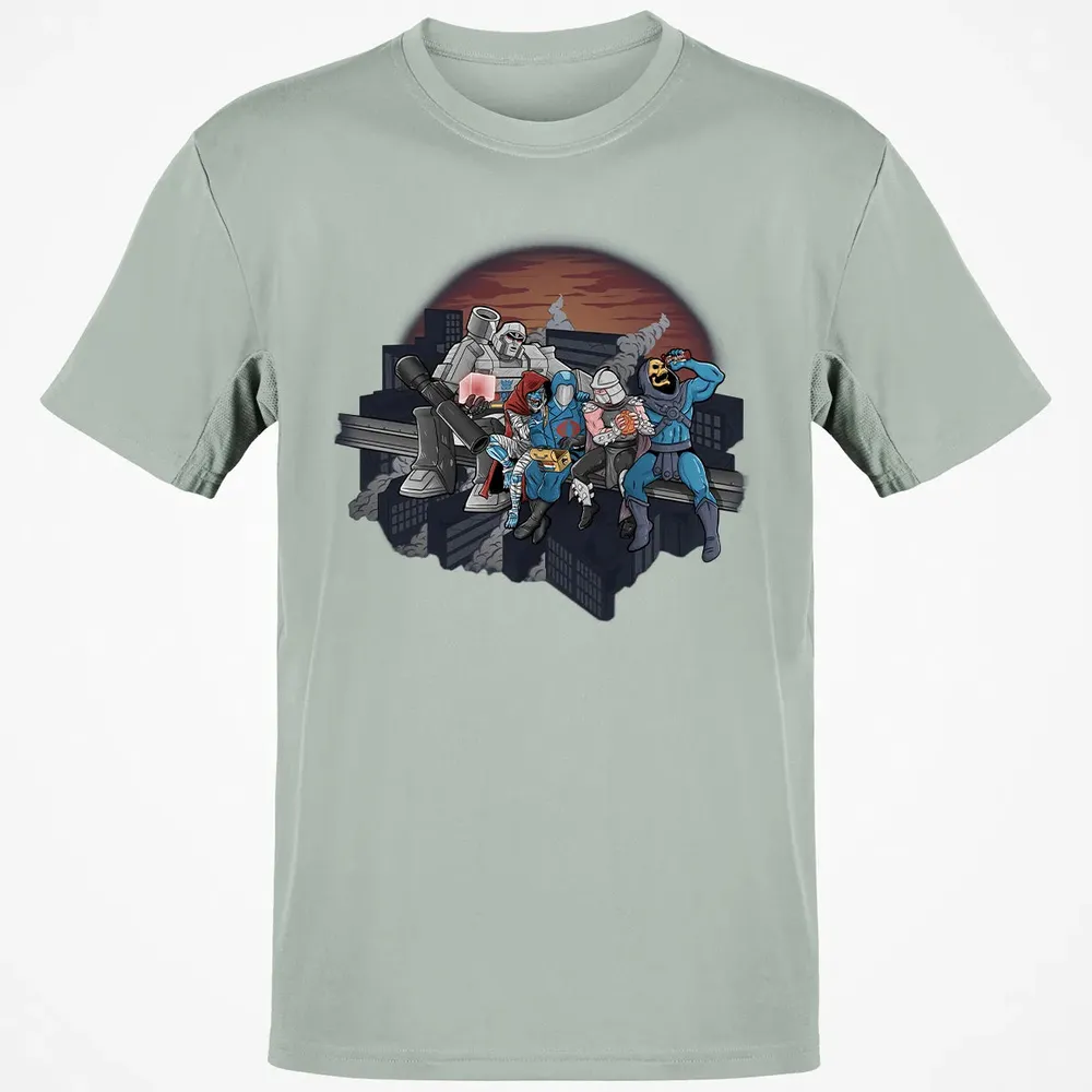 Villains Atop A Skyscraper Classic Unisex T-Shirt - 3