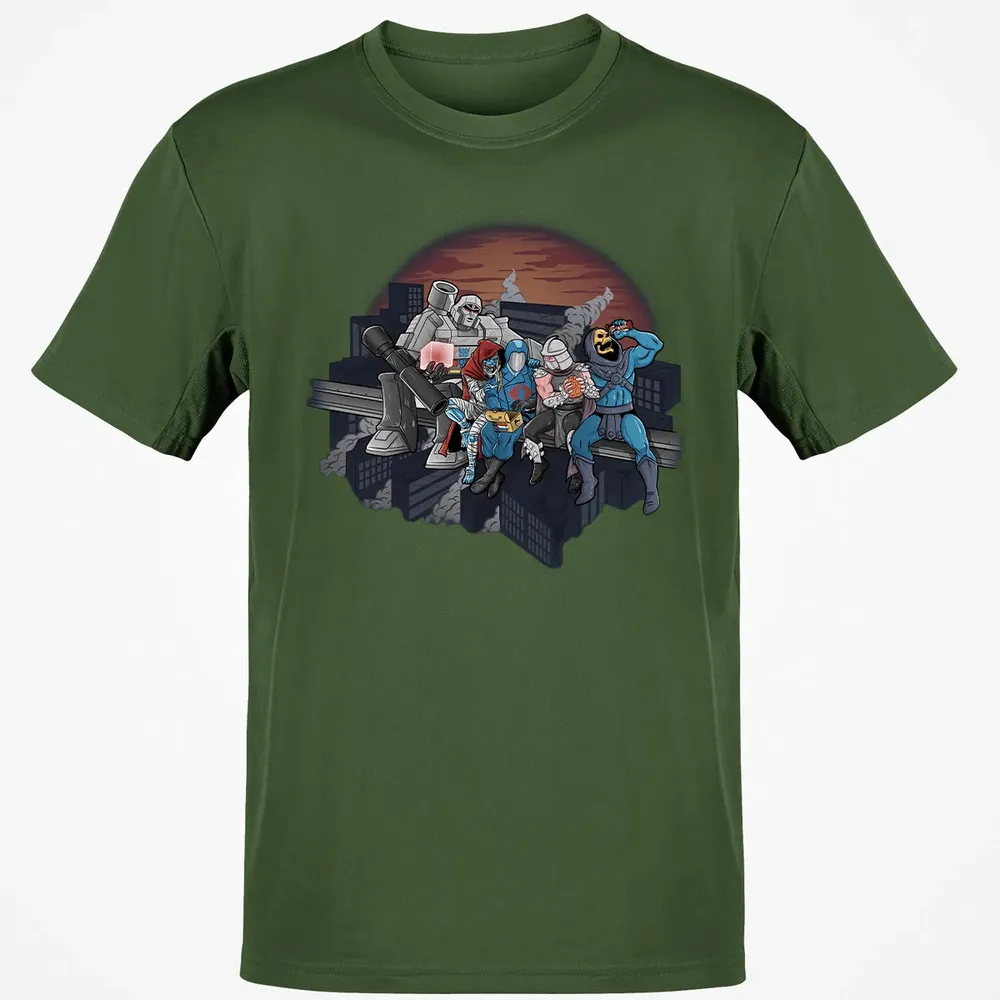 Villains Atop A Skyscraper Classic Unisex T-Shirt - 7