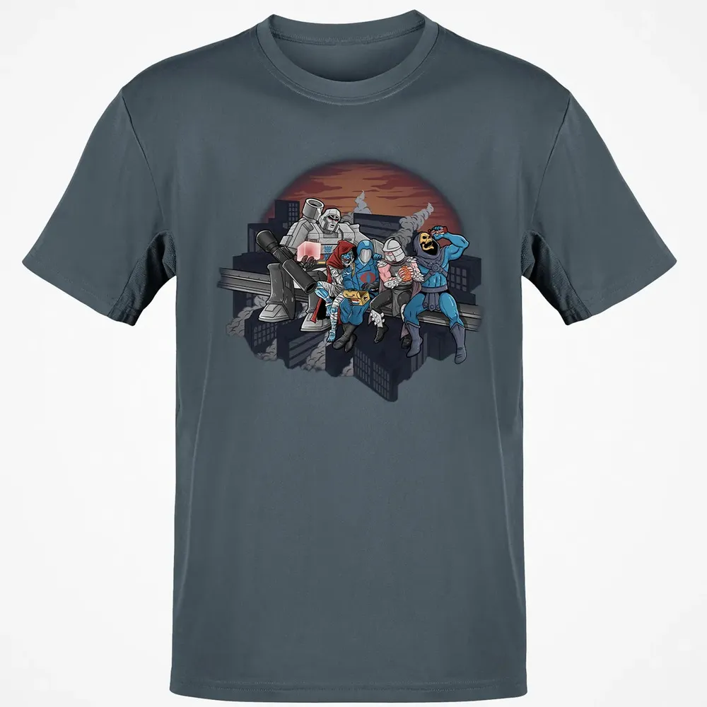 Villains Atop A Skyscraper Classic Unisex T-Shirt - 4