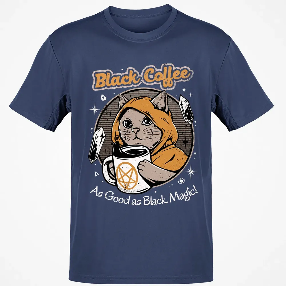Black coffee as good as black magic Classic Unisex T-Shirt - 8