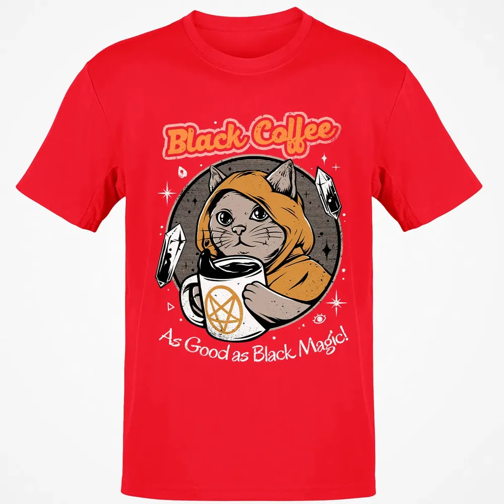 Black coffee as good as black magic Classic Unisex T-Shirt - 11