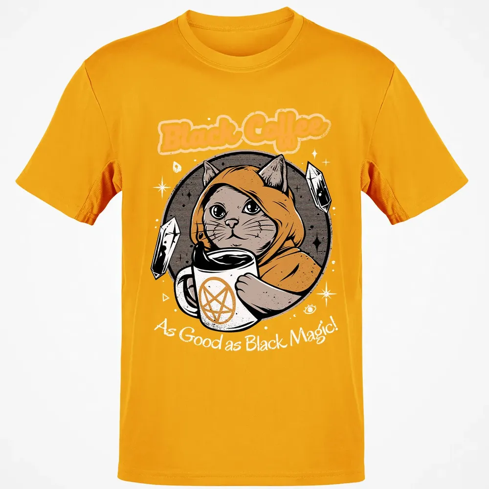 Black coffee as good as black magic Classic Unisex T-Shirt - 5