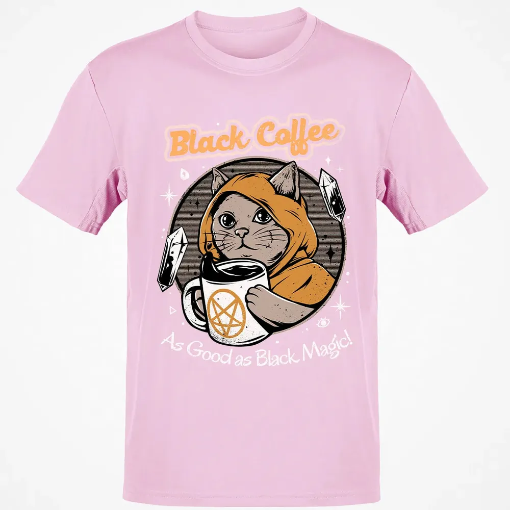 Black coffee as good as black magic Classic Unisex T-Shirt - 6