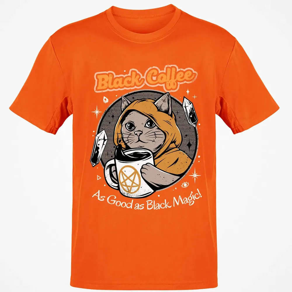 Black coffee as good as black magic Classic Unisex T-Shirt - 9