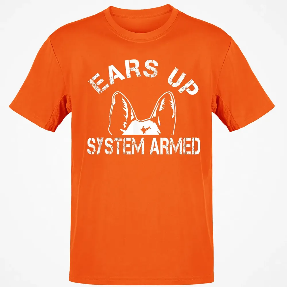 Ears up system armed   Funny German shepherd Classic Unisex T-Shirt - 9