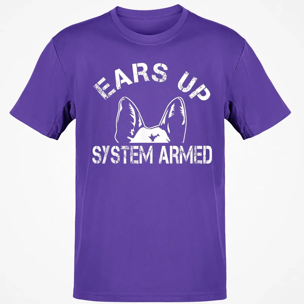 Ears up system armed   Funny German shepherd Classic Unisex T-Shirt - 10