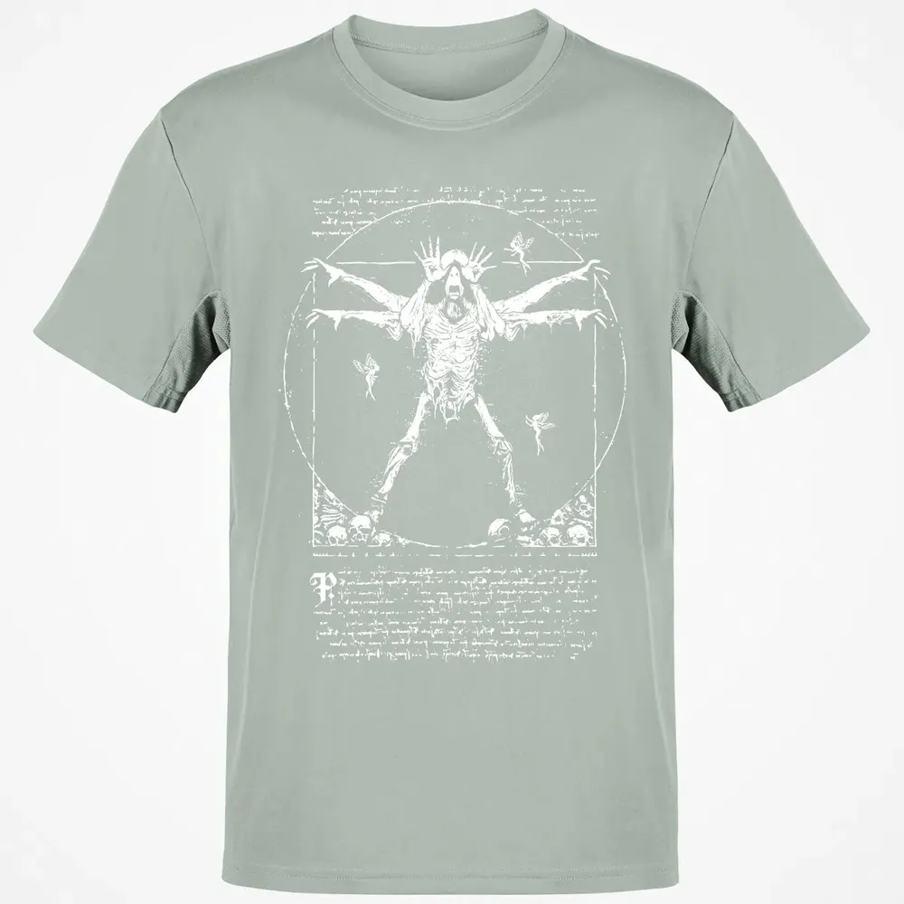 Vitruvian Pale Man Classic Unisex T-Shirt - 3