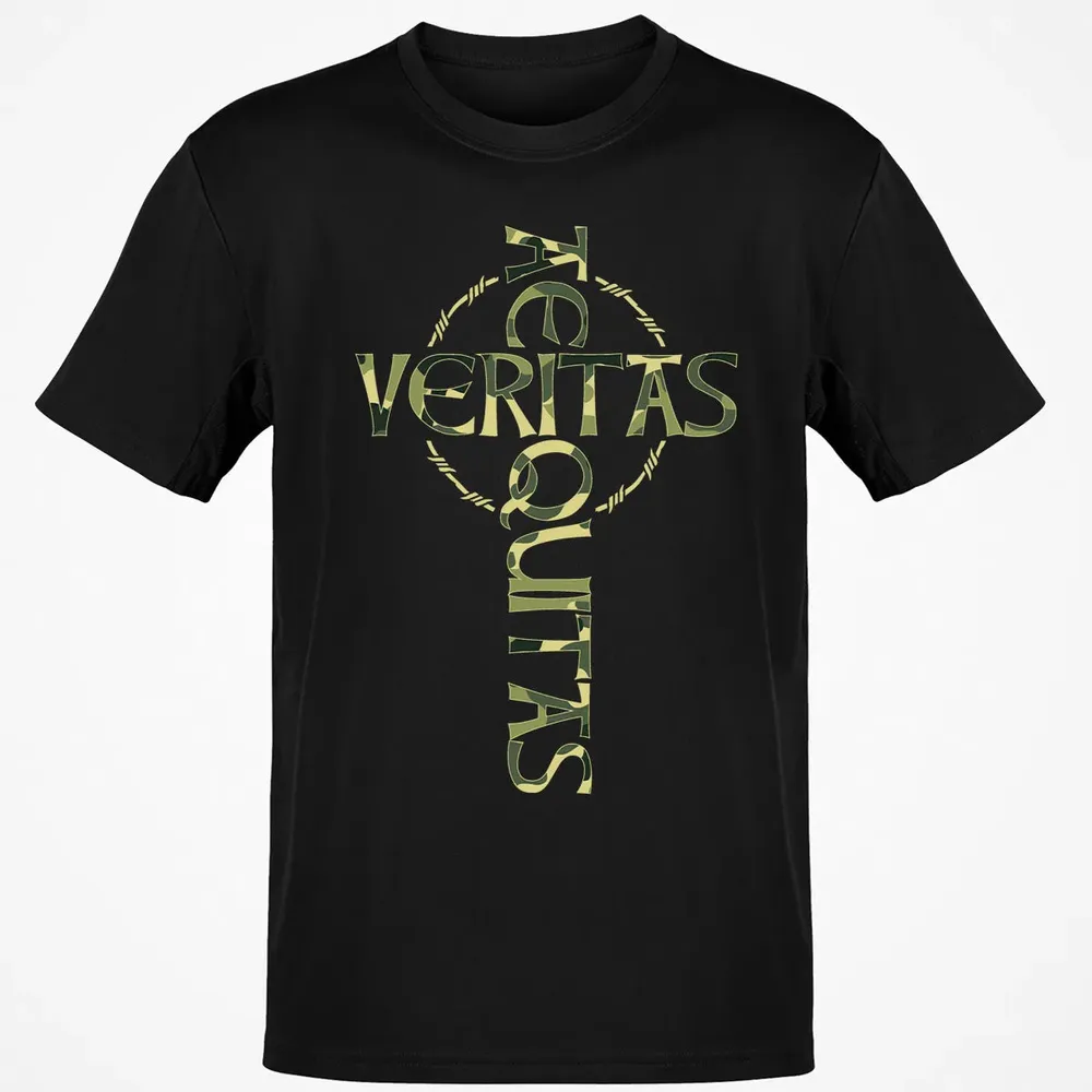 Veritas Aequitas Camo Cross Classic Unisex T-Shirt - 2