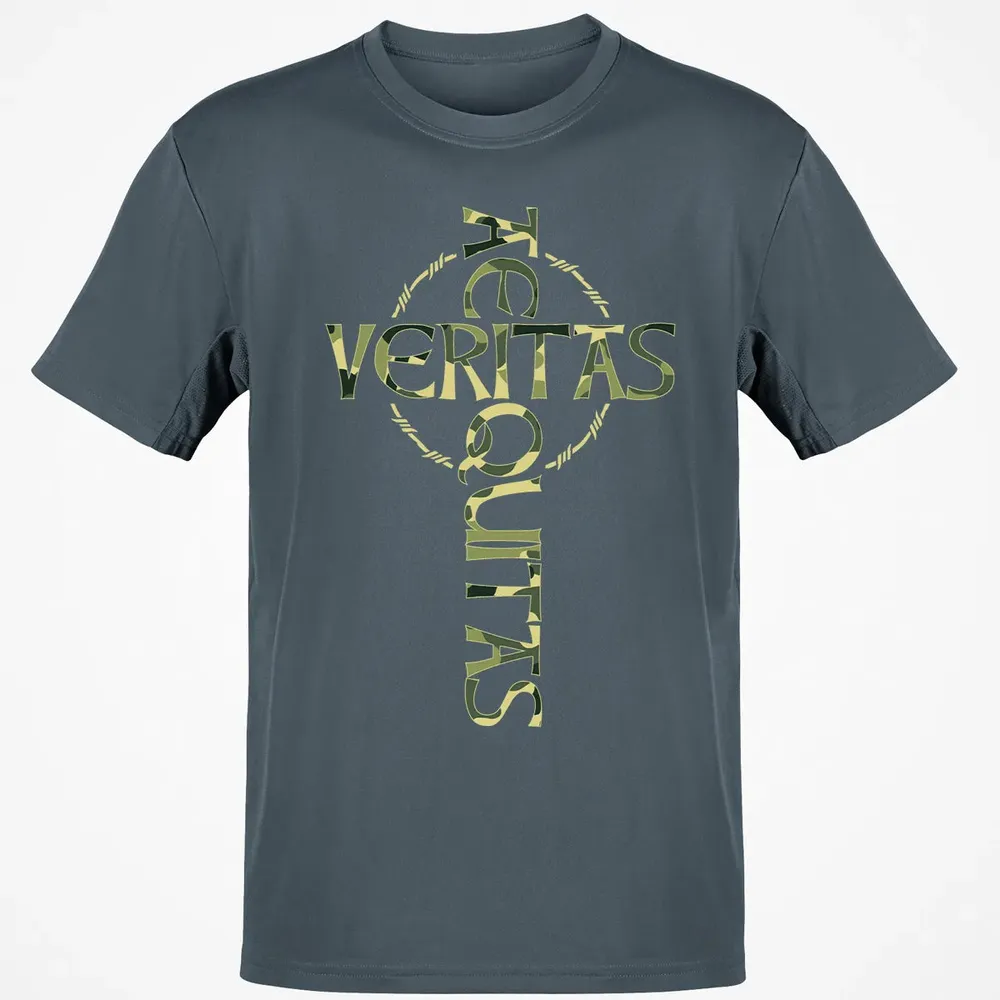 Veritas Aequitas Camo Cross Classic Unisex T-Shirt - 4