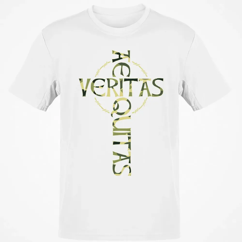 Veritas Aequitas Camo Cross Classic Unisex T-Shirt - 13