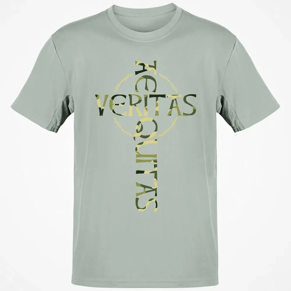 Veritas Aequitas Camo Cross Classic Unisex T-Shirt - 3