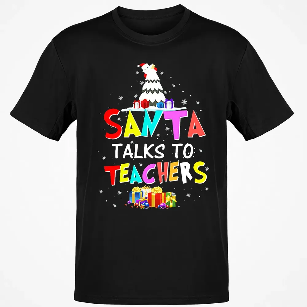 Santa talks to teachers Classic Unisex T-Shirt - 2