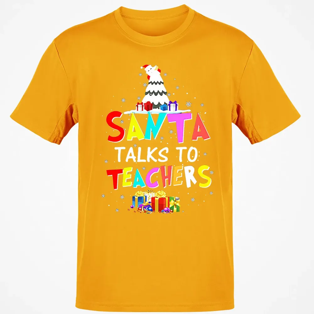 Santa talks to teachers Classic Unisex T-Shirt - 5