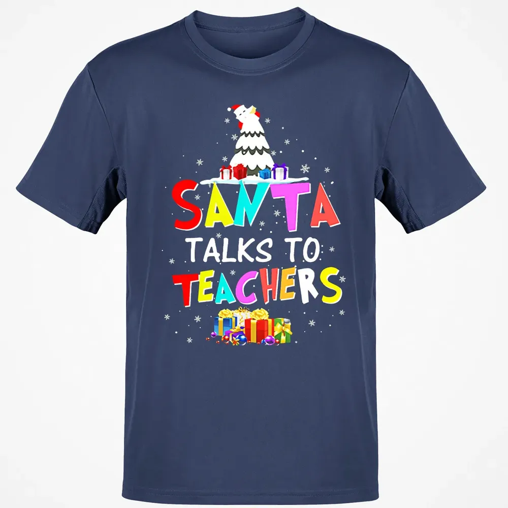 Santa talks to teachers Classic Unisex T-Shirt - 8