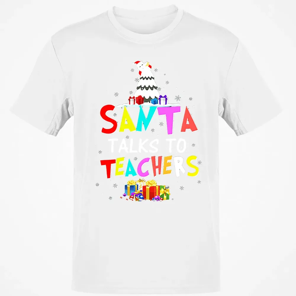 Santa talks to teachers Classic Unisex T-Shirt - 13