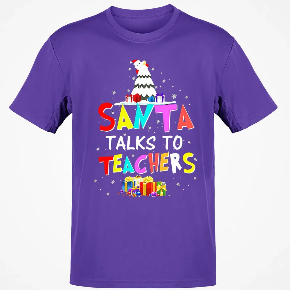 Santa talks to teachers Classic Unisex T-Shirt - 10