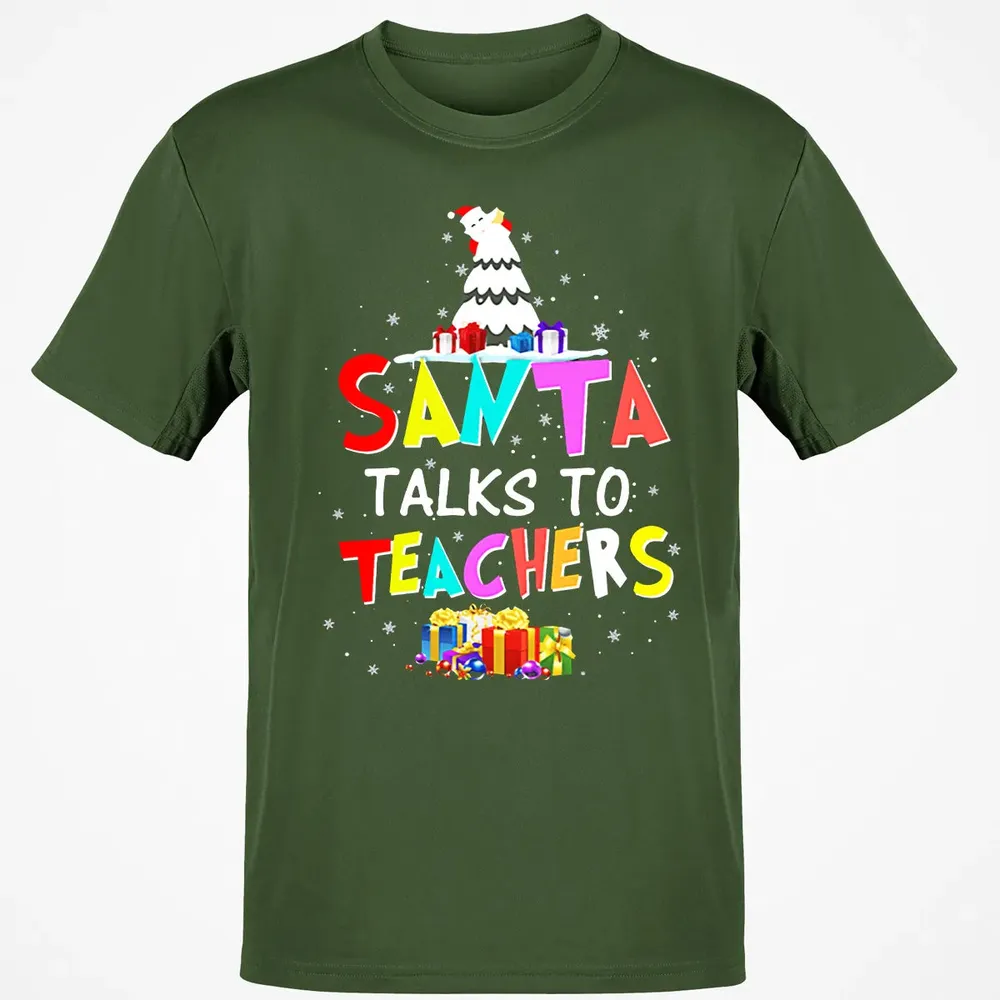 Santa talks to teachers Classic Unisex T-Shirt - 7