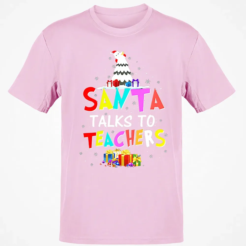 Santa talks to teachers Classic Unisex T-Shirt - 6