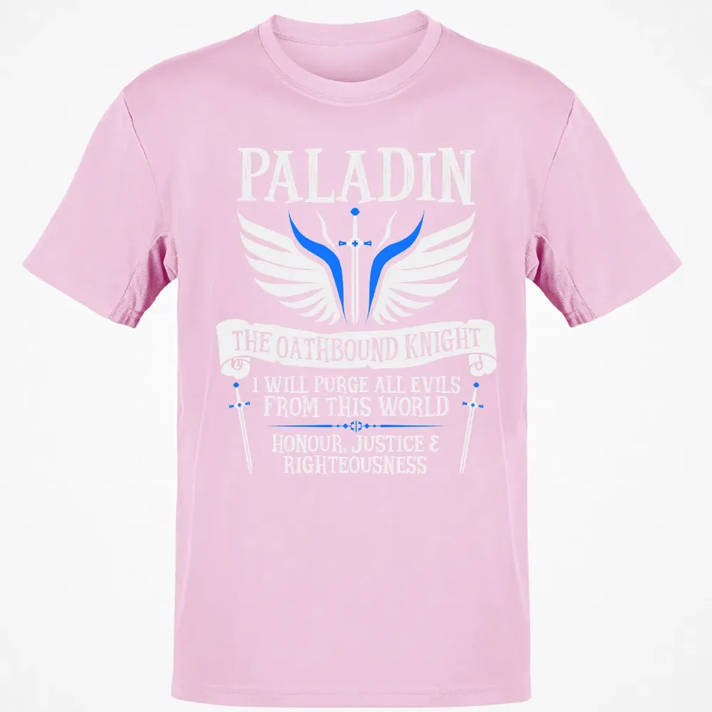 PALADIN, THE OATHBOUND KNIGHT (White) Classic Unisex T-Shirt - 6