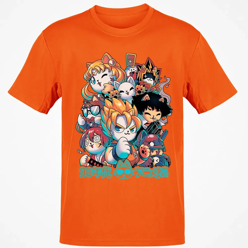 90s Anime Neko Classic Unisex T-Shirt - 9
