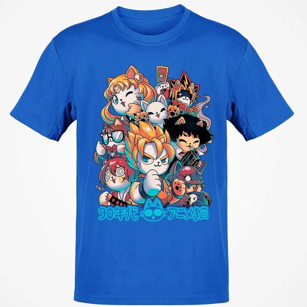 90s Anime Neko Classic Unisex T-Shirt - 12