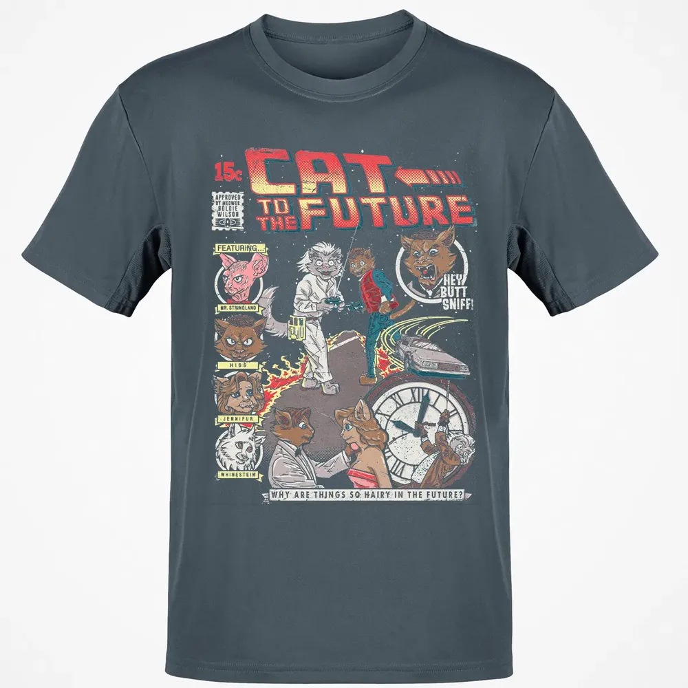Cat To The Future Classic Unisex T-Shirt - 4