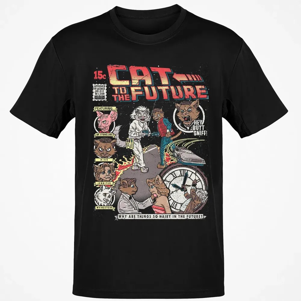 Cat To The Future Classic Unisex T-Shirt - 2