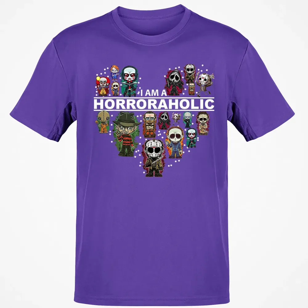 I Am A Horroraholic Halloween Day Horror Aholic Classic Unisex T-Shirt - 10